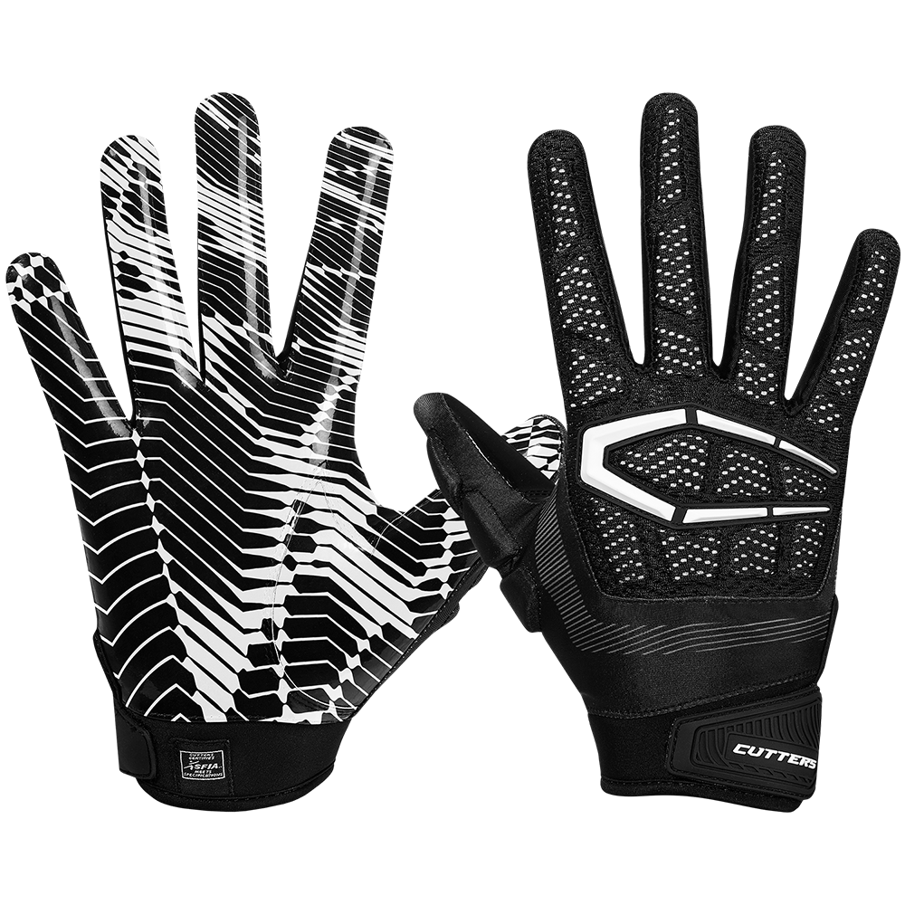 Cutters Gant de Football américain The Gamer 3.0 Noir - tightR - tightR