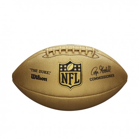 Ballon Wilson NFL The Duke Metallic Edition Gold