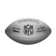 Ballon Wilson NFL The Duke Metallic Edition Silver