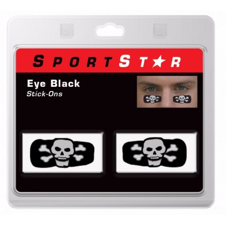 Pro Style Eye Black Decals Skull (10 paires)