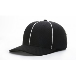 Casquette Arbitre Officiel Richardson Promesh noir R-Flex pour referee