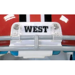 Autocollants pour casques, logos, stripes , tape, nose and back bumper