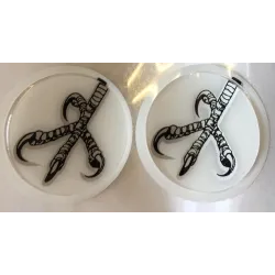 Autocollants pour casques, logos, stripes , tape, nose and back bumper