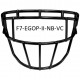 Casque Schutt F7 VTD Collegiate  Black Edition sa avec grille Carbon Steel