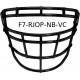 Casque Schutt F7 VTD Collegiate  Black Edition sa avec grille Carbon Steel