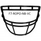 Casque Schutt F7 VTD Collegiate  Black Edition sa avec grille Carbon Steel