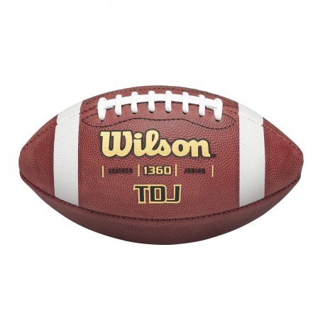 Ballon de football américain en cuir Wilson TDJ 1360 Junior