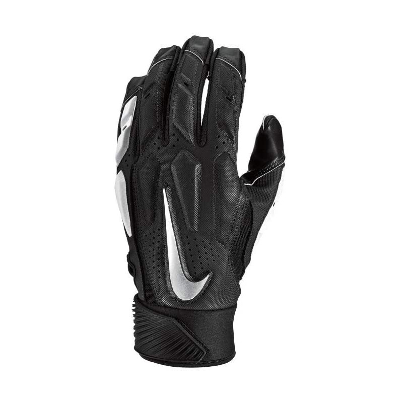 Gants joueurs Nike gris noir sur