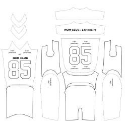 Modèle ONE TECH haut d'uniform