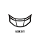 Casque RIDDELL AXIOM VARSITY