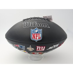 Ballon de football américain NFL 32 Team Embroidered black