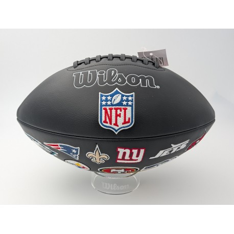 Ballon de football américain NFL 32 Team Embroidered black