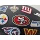 Ballon de football américain NFL 32 Team Embroidered black