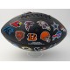 Ballon de football américain NFL 32 Team Embroidered black