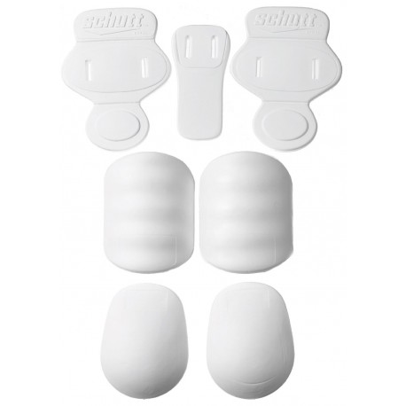 Kit 7 protections enfants/adultes Schutt (2 cuisses, 2 hanches, 2 genoux, 1 coccyx)